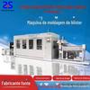 Máquina de corte interno e termoformagem de embalagens tipo blister por pressão positiva e negativa Shanghai Zhanshi, máquina tudo-em-um para termoformagem de marmitas de PP, máquina de termoformagem de blister com três posições de trabalho