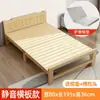 Cama dobrável para cochilo, cama de solteiro 1,5m simples uso doméstico adulto madeira maciça painel de fibra cama de cochilo, aluguel duplo 1,1m cama pequena