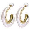 Pendientes de perlas Mu Shang para mujer, estilo europeo y americano de Hong Kong, nuevo diseño de moda, ropa de lujo ligera, joyería de moda para niñas, venta al por mayor