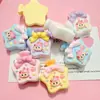 Accesorios de resina al por mayor hechos a mano DIY hebilla para zapatos con agujero clip para el pelo de gel de crema material para joyería botella de niña de dibujos animados nacarada