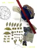 Seis Dragones Tres Fénix Corona Paquete de Materiales Accesorios DIY Corona Ceremonial Hanfu