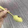 Cuchara Pequeña de Acero Inoxidable para Niños, Cuchara para Café de Restaurante Doméstico, Cuchara para Remover, Cuchara para Té de Leche, Cuchara para Postre, Cuchara para Comida de Estudiantes