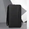 El Bolso de Mano Largo con Patrón Cruzado Más Vendido de Rusia para Hombres, Billetera de Cuero de Vaca de Gran Capacidad