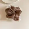 Ins Coreano Gasa Suave Gasa de Atmósfera Encaje Anillo Grande Goma para el Cabello Color Sólido Simple Goma para Cola de Caballo Cuerda para el Cabello Accesorios para el Cabello