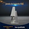 60A janela plana comum liga de alumínio material moldura economia de energia construção perfil de alumínio Carcaça Fábrica fornecimento