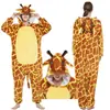 Pijama de una pieza con animales de dibujos animados, franela, Pegaso, Unicornio, Tiburón, Dinosaurio, León, Pijama de pareja, Ropa para casa