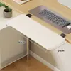 Placa de Extensão para Mesa com Suporte de Braço, Extensão de Cotovelo para Mesa de Escritório de Computador, Placa de Expansão Lateral Dobrável