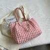 2025 Verano Bolso de Hombro de Burbuja Plisado en la Axila para Mujer Gran Capacidad Casual Estilo Occidental Bolso Tote Moda para Mujer