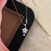 Collar Estrella Brillante Río Estrellado Azul Soñador Estrella de Cinco Puntas 2026 Nuevo Exquisito Cadena para Clavícula de Temperamento de Lujo Ligero Personalizado