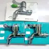 Válvula de Agua de Acero Inoxidable de 4 Puntos para Lavadora y Grifo al por Mayor Fabricante Interruptor de Grifo de Baño de Plástico de Apertura Rápida para el Hogar