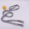 Suministro directo de fábrica cuerda plana hueca para sombrero suéter pantalones cuerda de algodón tejida pantalones de cuerda de algodón cuerda para sombrero 1.2 cm cinturón de cuerda de algodón bordado