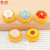 Nova Série de Doces Doces da Linguagem das Flores Acessórios de Resina Cola de Creme DIY Acessórios de Cabelo Grampo de Cabelo Capa de Celular Pingente Ímã de Geladeira