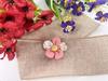 Tela de costura floral pequeña accesorios de flor de cinco pétalos zapatos diy flor calcetines de niños tocado de flor hecho a mano accesorios para ropa