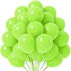 Balões de Aniversário Amazon 10 polegadas Conjunto de Balões de Cor Sólida Balões para Decoração de Feriado Balões Metálicos Foscos Maca