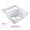 Lavabo Cerámico Salón de Belleza Lavabo Barbería Boquilla Grifo Accesorios Cama de Lavado de Cabello Almohada Lavabo