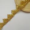 Cola de Fénix Grande Tres Flores Encaje de Lentejuelas Doradas Accesorios de Disfraz de Danza Étnica Lentejuelas Accesorios de Cincha
