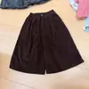 Pantalones casuales para niñas de primavera y otoño, ropa infantil elegante y moderna, pantalones acampanados de pana retro a la moda estilo coreano