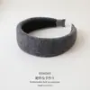 Diadema de Lana Texturizada Esponjosa de Ala Ancha para Mujer Otoño e Invierno, Diadema Retro Simple de Presión para el Cabello de Corona Alta, Pinza para el Cabello Versátil Accesorio para el Cabello
