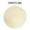 St. Therlin Tableware Novo jogo americano bronzeador Mesa de jantar Tapete de isolamento térmico Tapete para xícaras de chá anti-escaldante para uso doméstico Tapete para tigelas