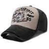 Gorra de béisbol de moda de estilo coreano para hombres y mujeres, gorra deportiva versátil para exteriores, gorra para el sol lavada con visera vieja y rota