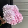 Flores de Hortensia Artificiales Más Vendidas Transfronterizas para Boda y Decoración del Hogar, Arte Floral, Accesorios para Fotografía de Bodas