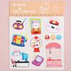 Adesivos Fofos de Desenho Animado para Caderno Diário Infantil Copo Vestir Adesivos para Caderno Material Decorativo Adesivos de Urso Atacado