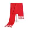 Cachecol Vermelho Chinês Vermelho Personalizado Celebração de Inauguração Evento Corporativo Reunião de Turma Cachecol Vermelho Grande Logo Bordado Estampado