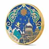 Moedas Comemorativas de Gelo e Neve de Harbin Feitas Sob Medida, Artesanato Cultural e Criativo de Metal, Medalhas Colecionáveis, Fornecimento Direto do Fabricante