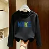 Camiseta de Manga Larga para Niños Niños 2026 Primavera/Otoño Nueva Dibujos Animados Linda Algodón Puro Versátil Camiseta Básica para Niños