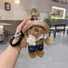 Urso de Pelúcia Fofo Ursinho Fofo Brinquedo Macacão Boneca Animal de Pelúcia Urso Boneca de Pano Bolsa Decoração