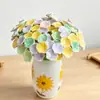 Cerâmica Jingdezhen Flor Lírio-calla Buquê Decorativo Enfeites Flores Artificiais Arranjos de Flores Artesanais Decorações de Mesa para Casa
