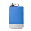 Cantil Pequeno de Aço Inoxidável 304 Transfronteiriço 9oz Quadrado Meio Libra Portátil para Exterior Metal Personalizado Plano Atacado Cantil Portátil