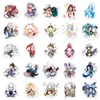 50 Pegatinas de la Versión Q del Juego Onmyoji, Accesorios de Personajes Lindos, Cascos de Coche Pintados de Alta Definición, Pegatinas Guka para DIY