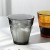 Vaso de Cristal Importado Resistente a Altas Temperaturas Ámbar Color Primario Taza de Té Café Té Vaso de Whisky Hogar Sala de Estar Vaso para Beber