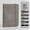 Direto do Fabricante, Caderno A7 de Bolso Mais Vendido com Capa de Couro de Cor Sólida, Pequeno Caderno Portátil, Planejador Prático