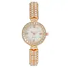 Reloj de Pulsera para Mujer de Moda, Lujo Ligero, Temperamento, Redondo, con Diamantes, Joyería para Dama, Versátil