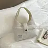 Bolsa feminina de grande capacidade transfronteiriça, novo estilo verão 2026, versátil e moderna, de ombro único, tote bag da moda para o dia a dia, retrô, casual