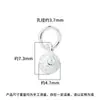 Nuevo Colgante de Bolita Colgante Pequeño con Patrón Retro de Plata Esterlina S925 DIY Pulsera de Cuerda con Cuentas Accesorios de Plata