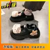 Nuevos Zapatos de Agujeros con Suela Suave Primavera/Verano 2026 para Mujer Sandalias de Playa Versátiles Suela Gruesa Cómodos Ligeros Antideslizantes