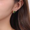 Pendientes colgantes de amor con diseño de nicho estilo Ins, de acero inoxidable, con diamantes en forma de corazón, pendientes avanzados al por mayor