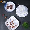Série Coleção Azul e Branco Wuhe Conjunto de Louça de Melamina Uso Diário Tigela para Conservar Alimentos na Cozinha Porta-Copos Colher de Sopa Colher de Arroz Prato de Frutas