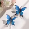 Borboleta Artificial Degradê Sonhadora Nova Chinoiserie Headdress de Noiva DIY Flor Artificial Super Atmosfera de Fada Adereços para Fotos