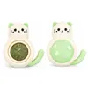 Gato Juguete para Gato Giratorio Lamiendo Divertido Bola de Menta Masticar Limpieza de Dientes Gato Autoentretenimiento Aliviar el Aburrimiento Duradero Palo para Molestar Gato Pequeño