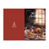 Tarjetas de Felicitación Navideñas Transfronterizas Decoraciones de Velas de Copo de Nieve Navideño Tarjetas de Agradecimiento Navideñas con Sobres y Pegatinas