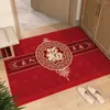 Tapetes de Entrada para Puerta de Estilo Chino, Tapetes de Entrada para Puerta de Alta Gama Antideslizantes y Resistentes a las Manchas, Tapetes y Alfombras para Puerta de Entrada de Casa
