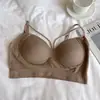Verano Spice Girls Tirante Espalda Descubierta Chaleco Cinturón Almohadilla para el Pecho Envoltura Corta para el Pecho Sexy Cuello en V Grito en el Pecho Tubo Inferior Grande Ropa Interior