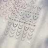 Pegatinas para Manicura Tomoni Finas y Resistentes Pegatinas para Uñas Estilo Ballet Popular Encaje Ultra-Delgado Sin Rastro Adornos para Manicura Francesa