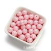 Novo 10mm Acrílico Real Color Banhado Contas Redondas DIY Pulseira Colar Jóias Infantis Acessórios Contas