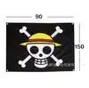 Bandera Pirata, Bandera Pirata, Bandera de Halloween, Bandera de One Piece, Bandera de Luffy, Bandera de Anime, Bandera de Tela Colgante de Anime One Piece