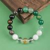 Pulsera de los Cinco Elementos Deficiencia y Oro Agradable Agua Madera para Hombres y Mujeres Pulsera de Cristal Natural Multi-Tesoro Energía de Equilibrio Adornos Personalizados